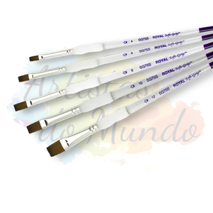 Pincel Soft Grip Chato