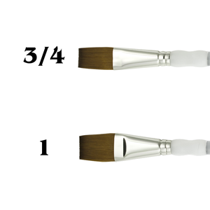 Pincel Soft Grip Chato Longo