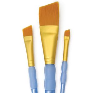 Kit Pincel Royal e Langnickel Crafters Choice Angular (Chanfrado) - RCC233