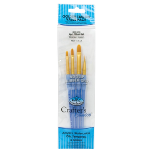 Kit Pincel Royal e Langnickel Crafters Choice Filbert (Filete) - RCC213
