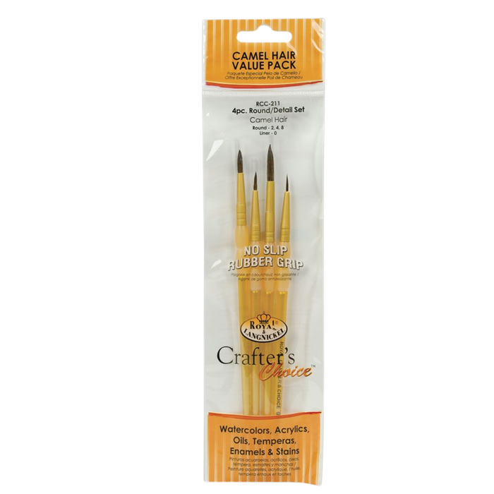 Kit Pincel Royal e Langnickel Crafters Choice Round (Redondo) - RCC211
