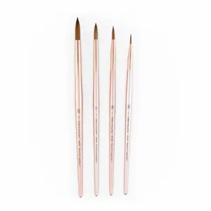Kit Pincel Royal e Langnickel Crafters Choice Pro Rose Gold Rounds (Redondos) - RCC PRO110