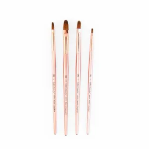 Kit Pincel Royal e Langnickel Crafters Choice Pro Rose Gold Filbert- RCC PRO104