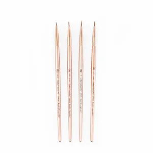 Kit Pincel Royal e Langnickel Crafters Choice Pro Rose Gold Detail (Liner) - RCC PRO109