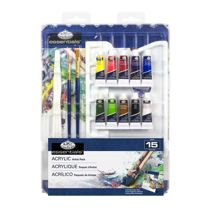 Kit Essentials Acrilica 15 Peças Royal e Langnickel - RD584