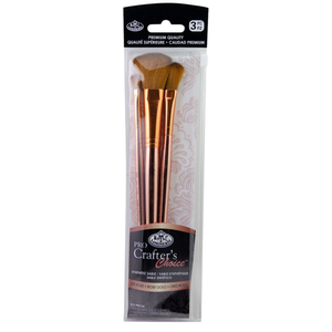 Kit Pincel Royal e Langnickel Crafters Choice Pro Rose Gold Mop - RCC PRO103