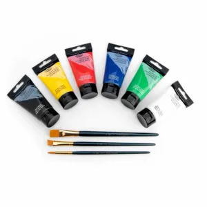 Kit de Tinta Acrilica Royal e Langnickel com 9 peças - ACR75-6B