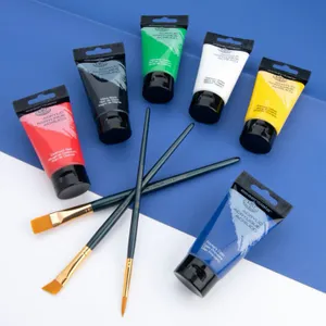 Kit de Tinta Acrilica Royal e Langnickel com 9 peças - ACR75-6B