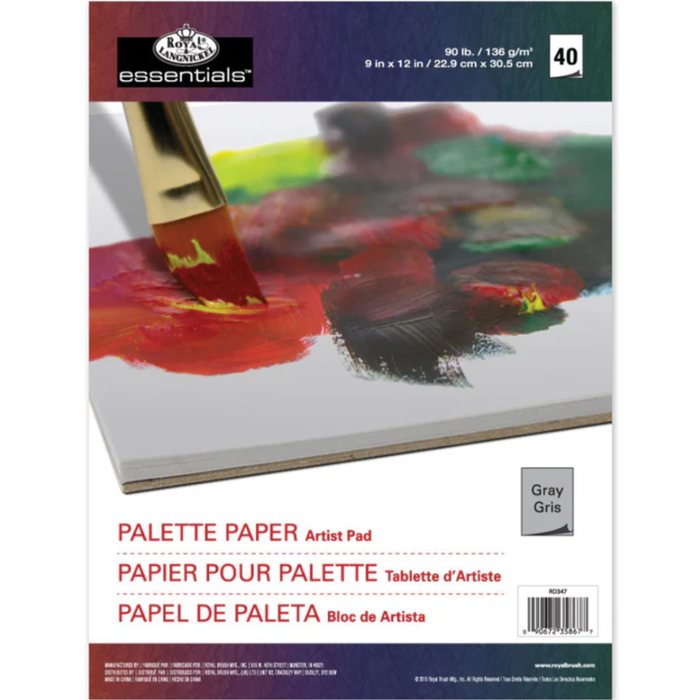 Bloco Papel Paleta Royal e Langnickel para Oleo e Acrilica A4 - RD347