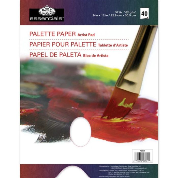 Bloco Papel Paleta Royal e Langnickel para Oleo e Acrilica A4 - RD358