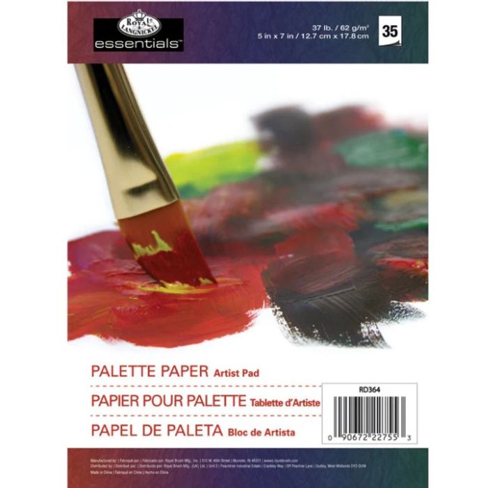 Bloco Papel Paleta Royal e Langnickel para Oleo e Acrilica A6 - RD364