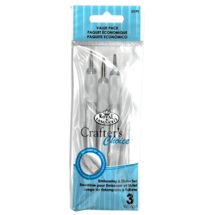 Boleador Royal e Langnickel Soft Grip 3 Unidades - SG95