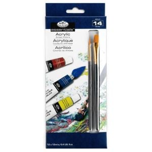 Kit Tinta Acrilica Royal e Langnickel 12 Cores - ACR12
