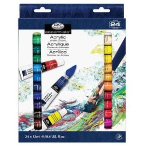 Kit Tinta Acrilica Royal e Langnickel 24 Cores - ACR24
