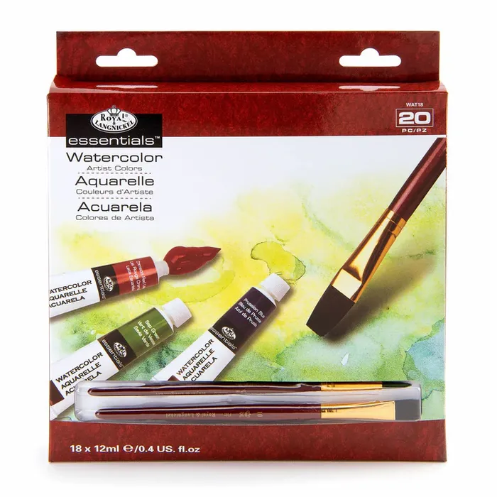 Kit Aquarela Royal e Langnickel 18 Cores - WAT18