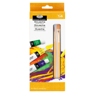 Kit Guache Royal e Langnickel 12 Cores - GOU12