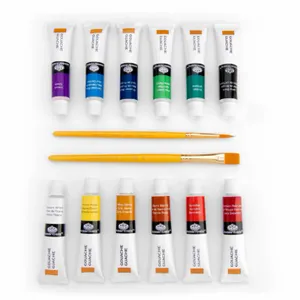 Kit Guache Royal e Langnickel 12 Cores - GOU12