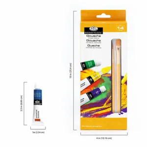 Kit Guache Royal e Langnickel 12 Cores - GOU12