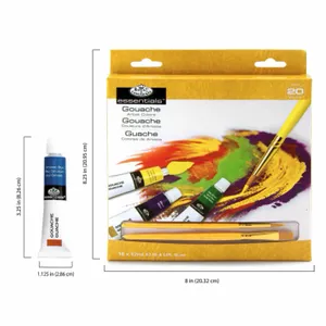 Kit Guache Royal e Langnickel 18 Cores - GOU18