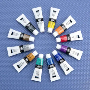 Kit Tinta Acrilica Royal e Langnickel 12 Cores Metalicas - ACRMET12