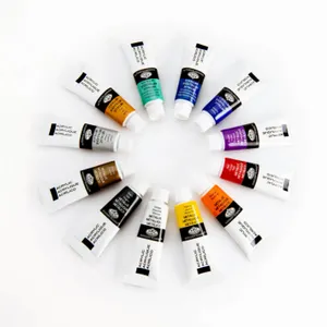 Kit Tinta Acrilica Royal e Langnickel 12 Cores Metalicas - ACRMET12