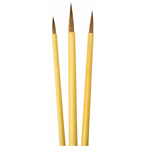 Kit Pincel Royal e Langnickel Bambu com 3 Pinceis Redondos - LBAM-3