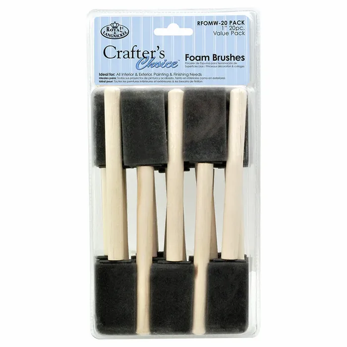 Kit Pincel Mousse Royal e Langnickel 20 Unidades