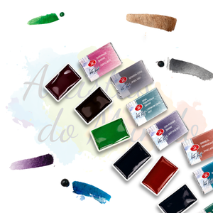 Aquarela White Nights em Pastilha Tons Granulados