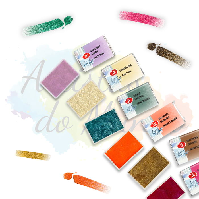 Aquarela Cintilante White Nights em Pastilha 