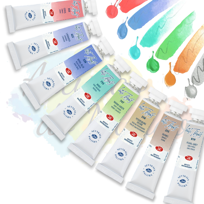 Aquarela White Nights Em Tubo Tons Pasteis