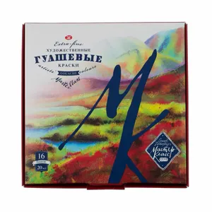 Kit Guache Profissional Nevskaya Palitra Master Class - 16 cores de 20 ml 1092