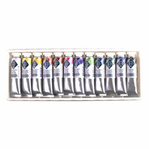 Kit Tempera Profissional Nevskaya Palitra Master Class 12 Cores 18ml - 
