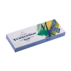 Kit Tempera Profissional Nevskaya Palitra Master Class 12 Cores 18ml - 2007