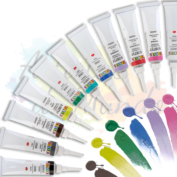 Tinta Relevo Decola para Vidro e Porcelana