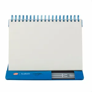 Sketchbook 100% Algodão Nevskaya Palitra 300g/m² 17,5x25 Blue Espiral