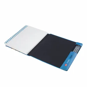 Sketchbook 100% Algodão Nevskaya Palitra 300g/m² 17,5x25 Blue Espiral