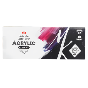 Kit Tinta Acrilica Nevskaya Palitra Master Class 18 ml 12 Cores