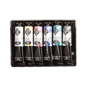Kit Tinta Acrilica Nevskaya Palitra Master Class 46 ml 6 Cores