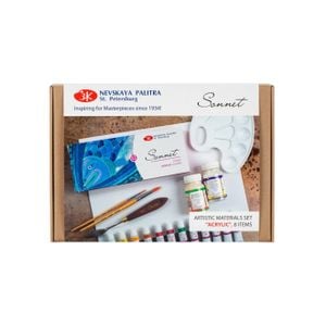 Kit Completo de Acrilica Plein Air Nevskaya Palitra Sonnet - 1804