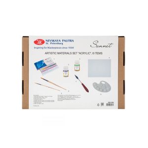 Kit Completo de Acrilica Plein Air Nevskaya Palitra Sonnet - 1804