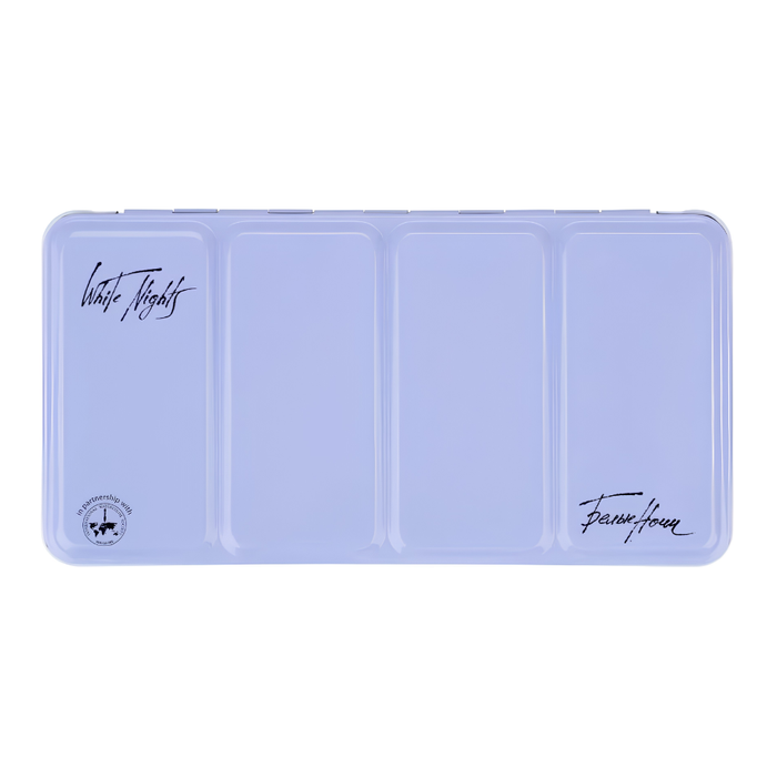 Estojo Metal com Tampa para 35 Pastilhas de Aquarela White Nights - 1447
