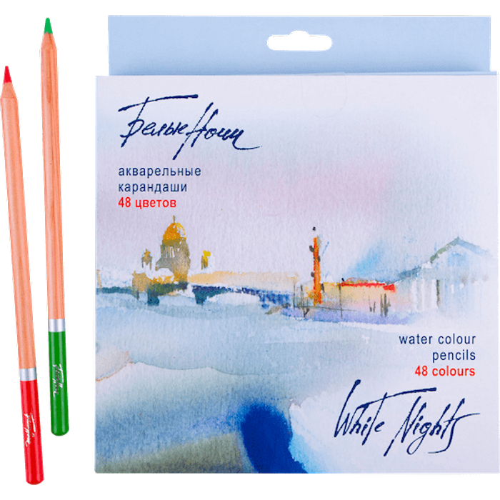 Lapis de Cor Aquarelavel White Nights 48 Cores - 1255