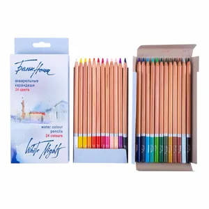 Lapis de Cor Aquarelavel White Nights 24 Cores - 1253