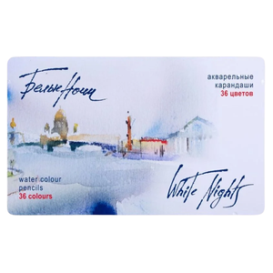 Lapis de Cor Aquarelavel White Nights 36 Cores Estojo Metal - 1330
