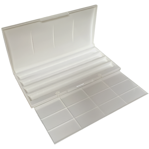 Estojo Plastico com Tampa para 24 ou 36 Pastilhas de Aquarela White Nights - 2437