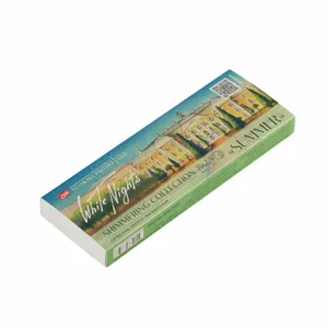 Kit 8 Tintas Aquarela White Nights em Pastilha Shimmering Collection - Summer