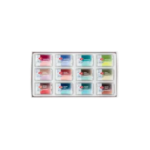 Kit 12 Tintas Aquarela Metamorphoses White Nights em Pastilha