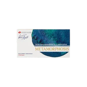 Kit 12 Tintas Aquarela Metamorphoses White Nights em Pastilha