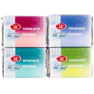 Kit 4 Tintas Aquarela Metamorphoses White Nights em Pastilha - Dream