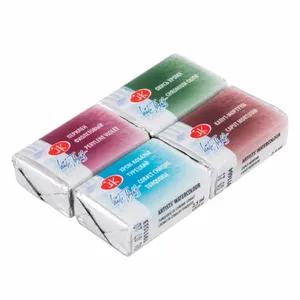 Kit 4 Tintas Aquarela White Nights em Pastilha Mix 10